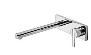 TRES LEX-ALP Bateria umywalkowa ścienna podtynkowa 16cm chrom 08120001