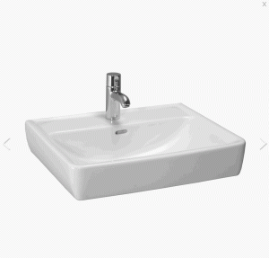 LAUFEN PRO A Umywalka ścienna 60x48 cm z otworem na baterię, szlifowany spód umywalki, H8179520001041
