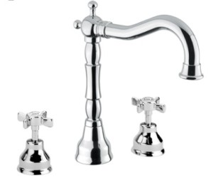 BUGNATESE PRINCETON Bateria umywalkowa z korkiem automatycznym , chrom 812CR