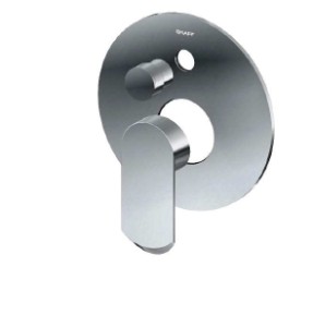 GRAFF PHASE Bateria prysznicowa podtynkowa z przełącznikiem 1/2" element zewnętrzny chrom, E7080LM45NPCT