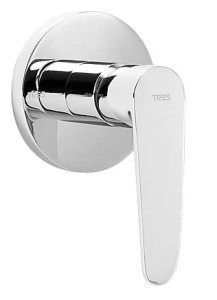 TRES FLAT Bateria podtynkowa natryskowa, chrom 20417701