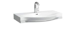 LAUFEN PALACE Umywalka ścienna 90x51 z otworem na baterię i relingiem, H8127020001041