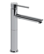 GRAFF M.E.25 Jednouchwytowa bateria umywalkowa - wysoka z wylewką 16 cm chrom, E-6107-LM41-PC
