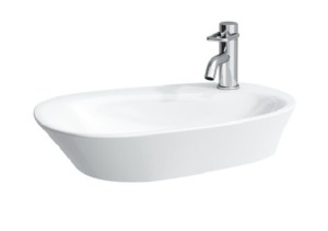 LAUFEN PALOMBA Umywalka nablatowa 60x40 cm z otworem na baterię, H8168030001041