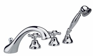NICOLAZZI NUOVA BRENTA Czterootworowa bateria wannowa, chrom 2504CR01