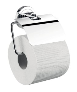 EMCO POLO Uchwyt na papier toaletowy z pokrywką chrom, 070000100