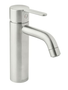 DAMIXA SILHOUET Bateria umywalkowa średnia stal PVD, 7493046