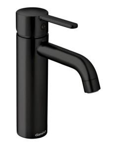 DAMIXA SILHOUET Bateria umywalkowa średnia matowa czerń, 7493061