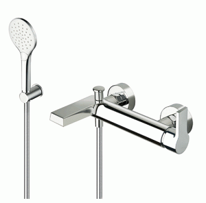 CRISTINA OMEGA Bateria wannowa z zestawem natryskowym chrom, CRIOG18051