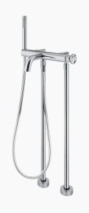 BUGNATESE MILLENOVECINQUANTA Bateria wannowa wolnostojąca, chrom 4602PCR