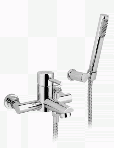 NICOLAZZI OLYMPUS Bateria wannowa ze słuchawką prysznicową, chrom 3701CR 