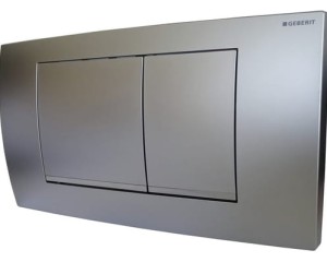GEBERIT TWINLINE 30 Przycisk spłukujący chrom-matowy, 115.899.KN.1