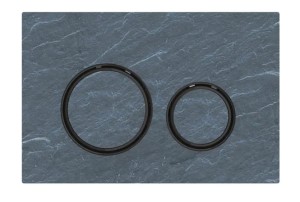 GEBERIT SIGMA 21 Przycisk spłukujący czarny chrom łupek Mustang, 115.651.JM.1