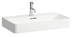LAUFEN VAL Umywalka ścienna 75x42 z otworem na baterię, szlifowany spód umywalki H8162850001041