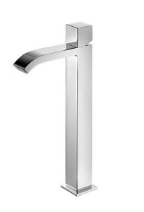 TRES CUADRO Bateria umywalkowa z wylewką kaskadową, wysokość: 328 mm, chrom 00681002