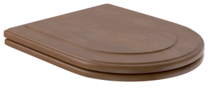 VILLEROY&BOCH HOMMAGE Deska sedesowa drewniana kolor orzech zawiasy stalowe, 99266100