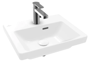 VILLEROY&BOCH SUBWAY 3.0 Umywalka wisząca mała 45x37 cm z przelewem, 4370FK01