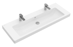 VILLEROY&BOCH SUBWAY 2.0 Umywalka meblowa lub wisząca 130x47 cm z przelewem, 7176D201