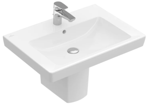 VILLEROY&BOCH SUBWAY 2.0 Umywalka wisząca 65x47 cm z przelewem, 71136501