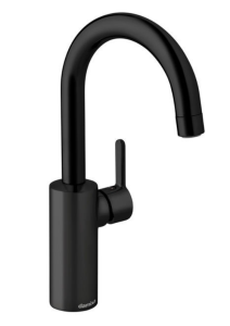 DAMIXA SILHOUET Bateria umywalkowa matowa czerń, 7462061