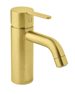 DAMIXA SILHOUET Bateria umywalkowa mała szczotkowany mosiądz PVD, 7402179