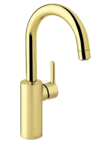 DAMIXA SILHOUET Bateria umywalkowa szczotkowany mosiądz PVD, 7462079