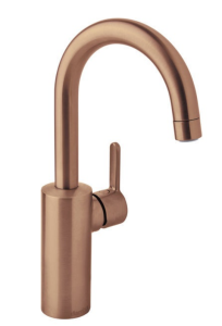 DAMIXA SILHOUET Bateria umywalkowa szczotkowana miedź PVD, 7462087