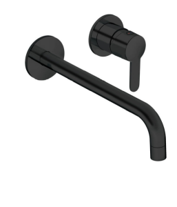 DAMIXA SILHOUET Element zewnętrzny baterii umywalkowej 250mm matowa czerń, 7471661