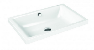 KALDEWEI PURO S 3173 Umywalka nablatowa 60x38,5 cm z przelewem biała 908906003001