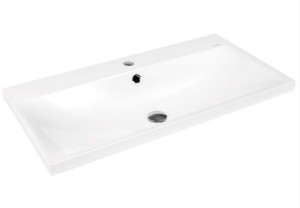 KALDEWEI SILENIO 3041 Umywalka nablatowa 90x46 cm z przelewem biała 904006013001