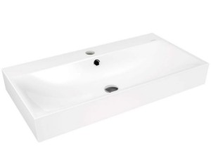 KALDEWEI SILENIO 3043 Umywalka nablatowa 90x46 cm z przelewem biała 904206013001