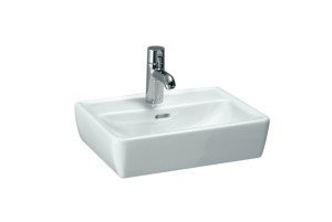 LAUFEN PRO A Umywalka ścienna 45x34 cm, z otworem na baterię, szlifowany spód umywalki, H8119520001041
