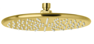 DAMIXA SILHOUET Deszczownica prysznicowa szczotkowany mosiądz PVD, 7666379