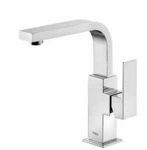 TRES CUADRO Bateria umywalkowa, chrom 106603