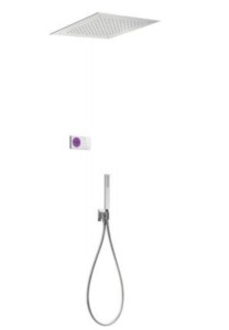 TRES SHOWER TECHNOLOGY Podtynkowy termostatyczny elektroniczny zestaw prysznicowy, chrom 09286561