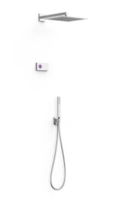 TRES SHOWER TECHNOLOGY Podtynkowy termostatyczny elektroniczny zestaw prysznicowy, chrom 09286563