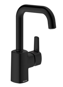 DAMIXA PINE Bateria umywalkowa z obrotową wylewką czarny matowy, 1763061