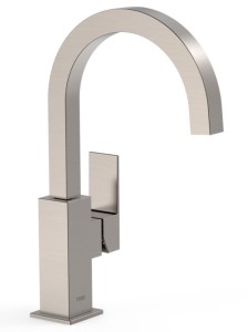 TRES CUADRO EXCLUSIVE Bateria umywalkowa w kolorze stalowym 00660602AC