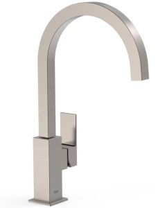 TRES CUADRO EXCLUSIVE Bateria umywalkowa wysoka w kolorze stalowym 00660702AC