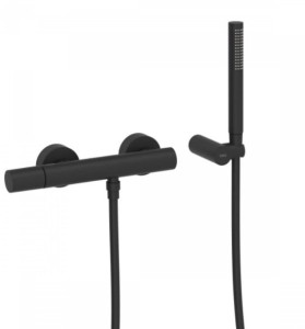 TRES STUDY EXCLUSIVE Bateria natryskowa, czerń matowa 26116701NM