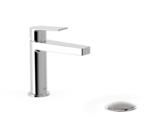 TRES PROJECT Bateria jednouchwytowa umywalkowa z korkiem automatycznym, chrom 21110301D