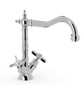 TRES CLASIC Bateria zlewozmywakowa stojąca, chrom 24234201