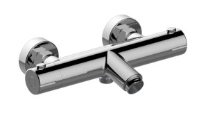 GRAFF SHORELAND Bateria wannowa termostatyczna ścienna chrom, EX11785PC