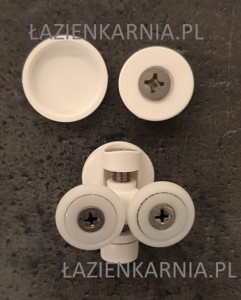 KOŁO AKCENT PLUS Zawieszka górna biała, A0541731