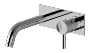 GRAFF M.E. Bateria umywalkowa podtynkowa, wylewka 19 cm, bez korka automatycznego chrom, E-6140-LM41W-PC-T
