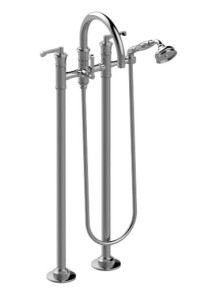 GRAFF VIGNOLA Bateria wannowa wolnostojąca chrom, E11654R3PCLM60BPC