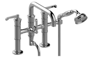 GRAFF VIGNOLA Bateria wannowa z rantu wanny chrom, E11659LM60BPC