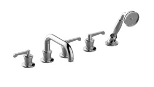 GRAFF VIGNOLA Bateria wannowa 5-otworowa w rant wanny chrom, E11651LM60BPC