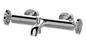 GRAFF VINTAGE Bateria wannowa termostatyczna chrom, EX6185C18TPC