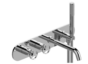 GRAFF HARLEY Bateria wannowa termostatyczna podtynkowa chrom, EL7.690H-C19E0-PC-T